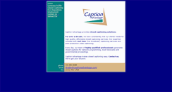 Desktop Screenshot of captionadvantage.com